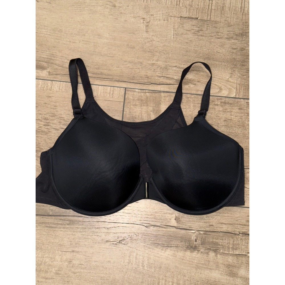 Torrid Black 360 Back Smoothing Front Closure Push Up Bra 40DD